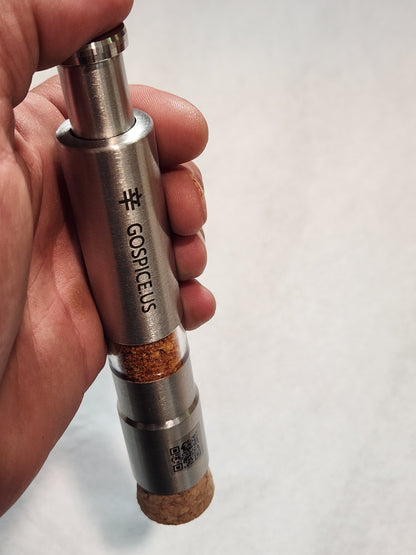 100% Pure Pepper Flakes GO2 Grinder Combo Kit
